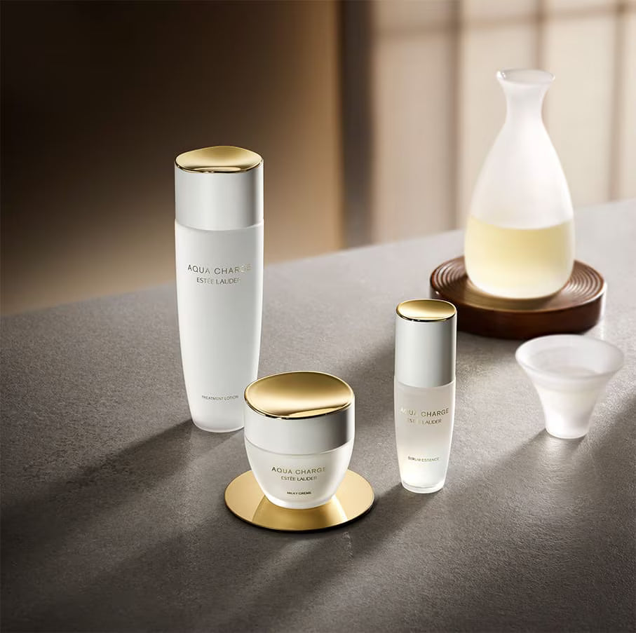 Discover the Japanese Exclusive Estée Lauder AQUA CHARGE Skincare Collection