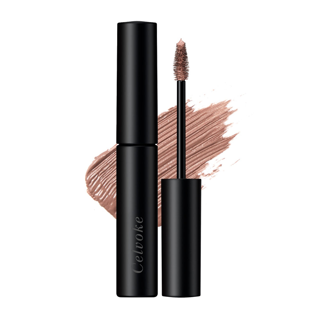 Celvoke Eyebrow Mascara enhances natural brows with long-lasting color and definition for a refined, polished look.