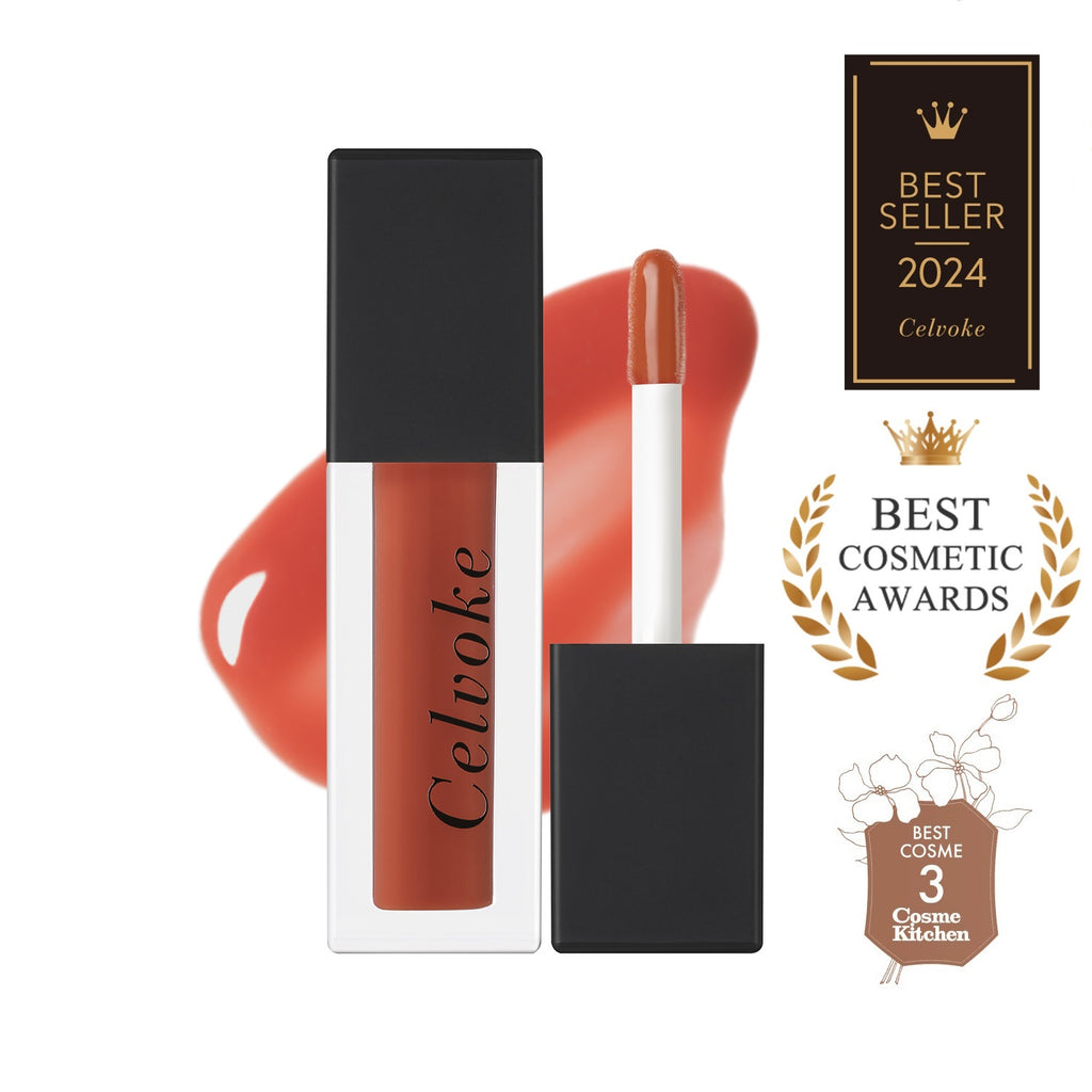 Celvoke Lip Drop lipstick features a hydrating formula and delivers vibrant, long-lasting color for elegant lips.