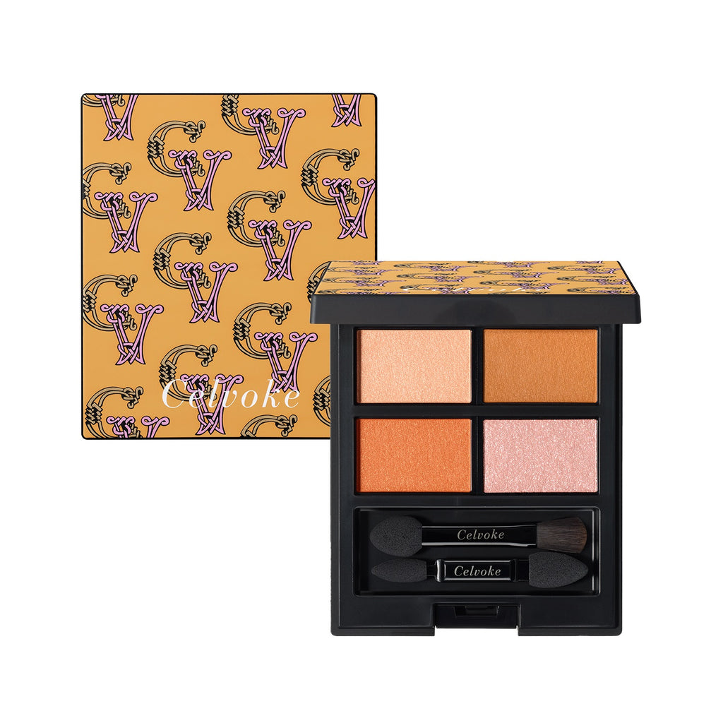Celvoke Eye Palette featuring a versatile selection of eyeshadow shades for professional makeup looks