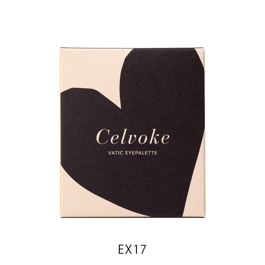 Celvoke Vatic eye shadow palette featuring four shades for versatile makeup looks
