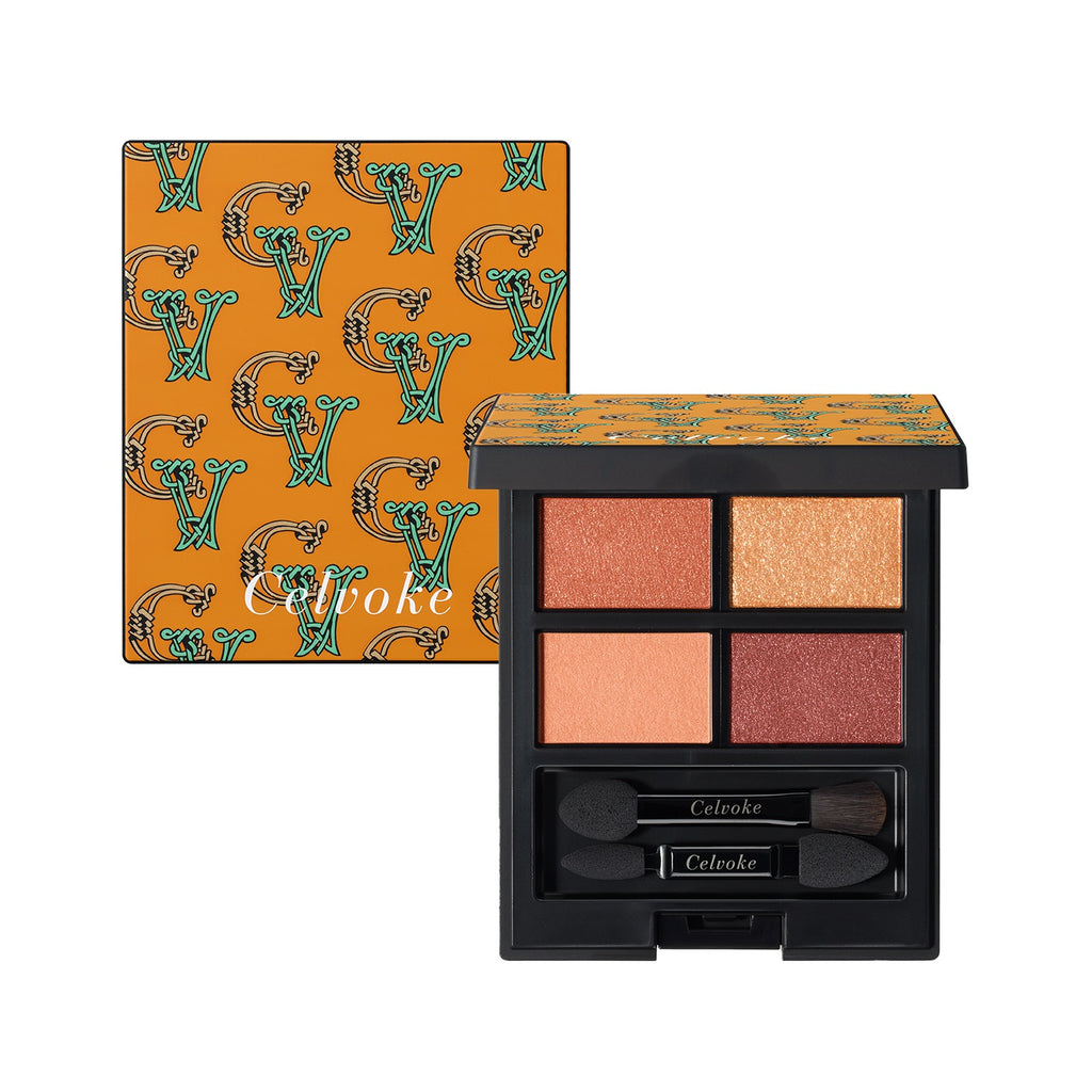 Celvoke Eye Palette featuring a versatile selection of eyeshadow shades for professional makeup looks