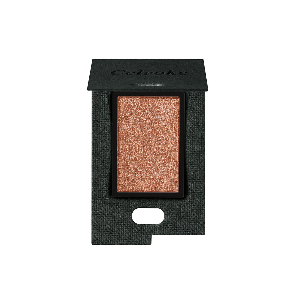Close-up of Celvoke Vatic Eyes makeup showcasing elegant eye shadow shades for a sophisticated look