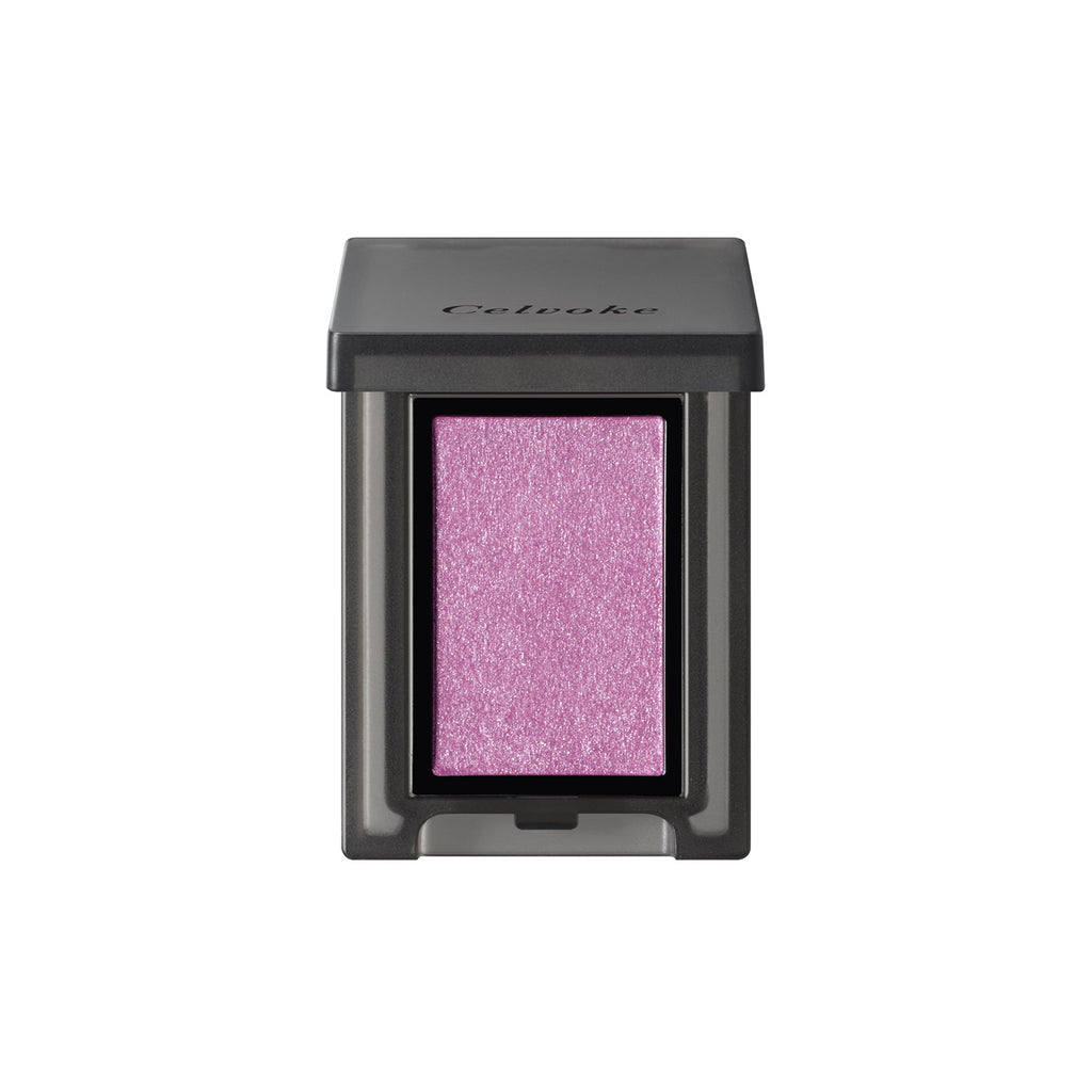 Celvoke Vatik Eyes S in shade 05 Soaked Pansy, a vibrant purple cream-powder eyeshadow with a luminous, translucent finish.