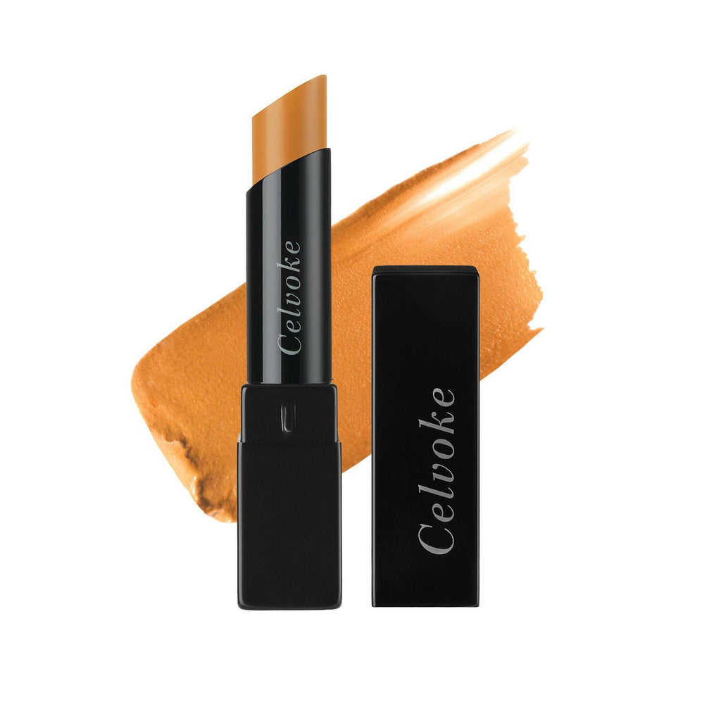 Celvoke Arauz Lips lipstick showcased in elegant packaging, perfect for luxurious makeup and vibrant lip color looks.