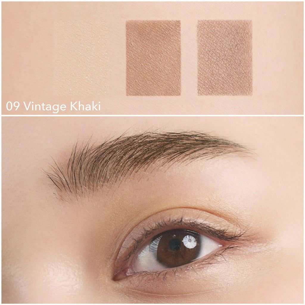Celvoke Eyebrow Powder in three shades, professional makeup palette for defined and natural brows
