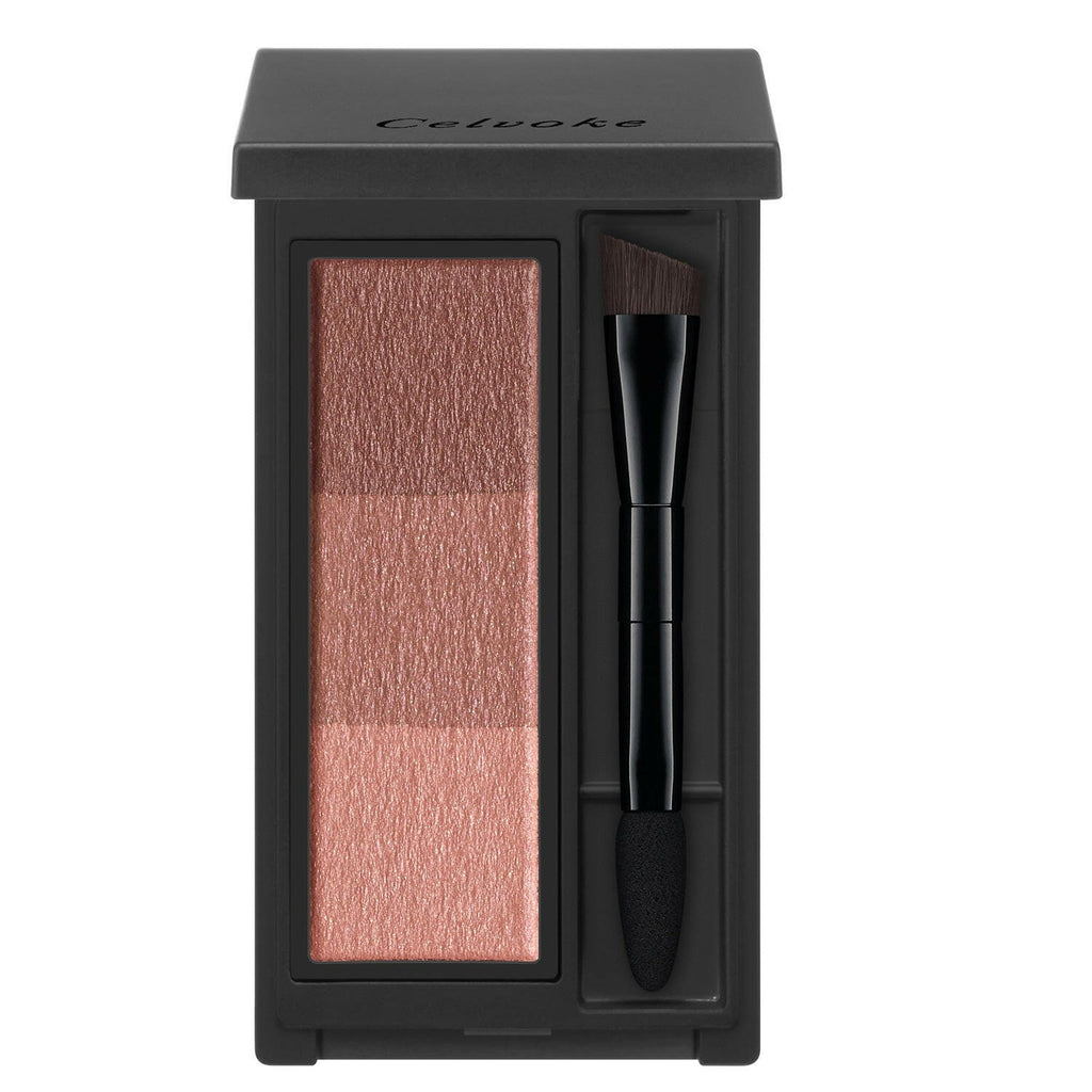 Celvoke Eyebrow Powder in three shades, professional makeup palette for defined and natural brows