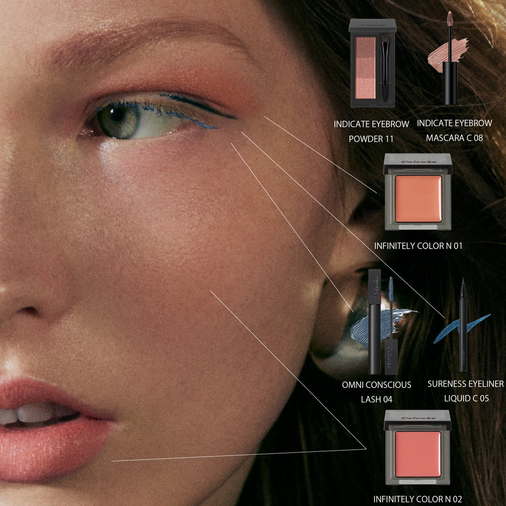 Celvoke Infinity Color N makeup palette featuring vibrant, long-lasting shades for a flawless and elegant look