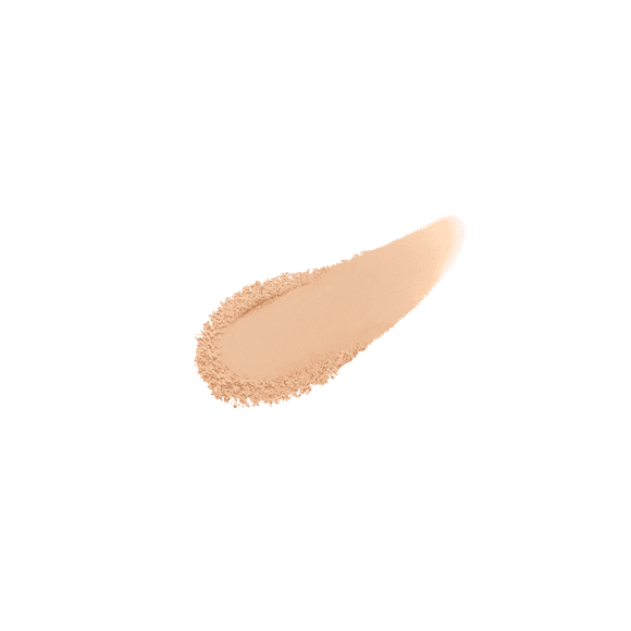 Smooth powder foundation swatch of Clé de Peau Beauté Teint Pouder Éclat Ⅱ, demonstrating its lightweight, buildable formula.