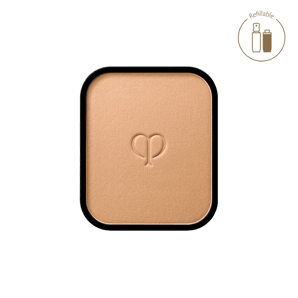 Refillable Clé de Peau Beauté Teint Pouder Éclat Ⅱ foundation pan with a soft, velvety texture for a flawless, natural-looking complexion.