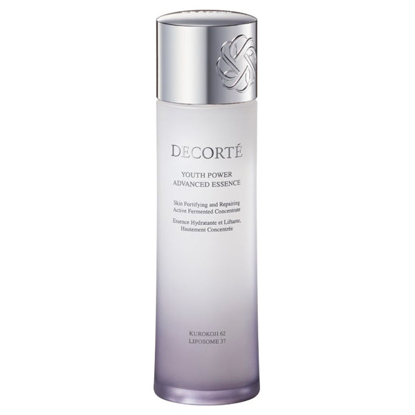 Cosme Decorté Youth Power Essence bottle showcasing luxury skincare for youthful, radiant skin care.