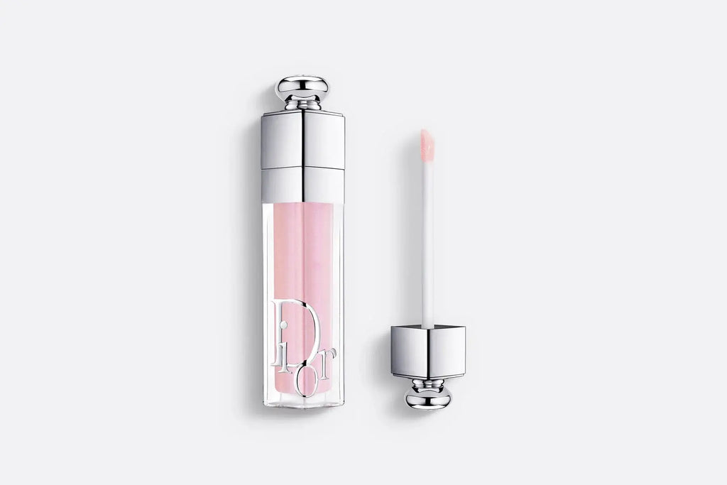 Dior Addict Lip Maximizer in Pinkmania, a limited-edition lip gloss with a soft pink hue and high-shine finish for plump, hydrated lips.