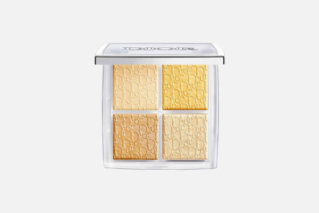 Dior Face Glow Palette in golden hues for a warm, sun-kissed radiance. A must-have highlighter for a luminous and fresh complexion.