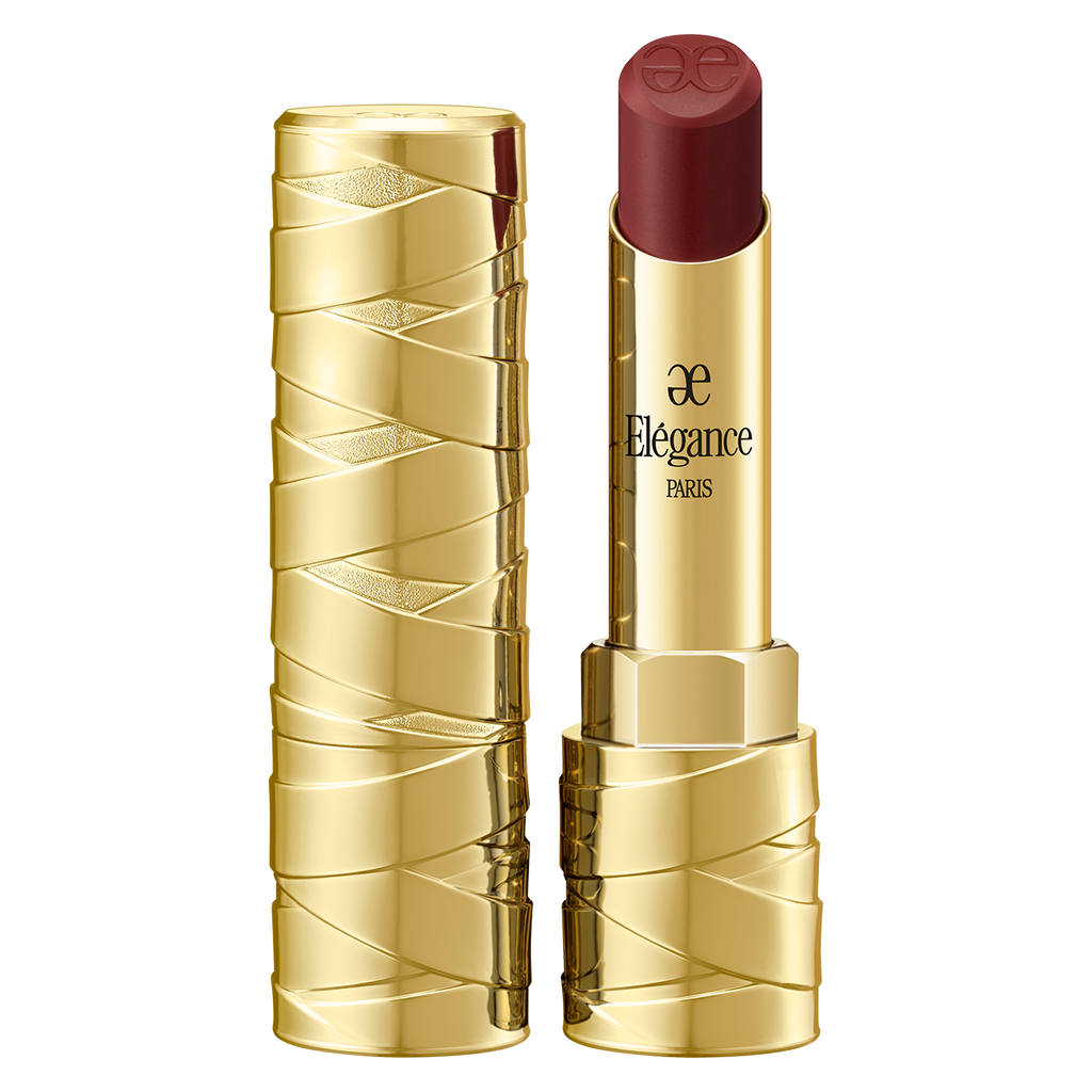 Elégance Rouge Clajule lipstick with rich red color and elegant packaging for a sophisticated makeup look