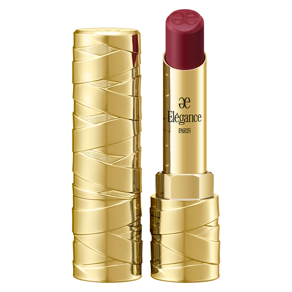 Elégance Rouge Clajule lipstick with rich red color and elegant packaging for a sophisticated makeup look