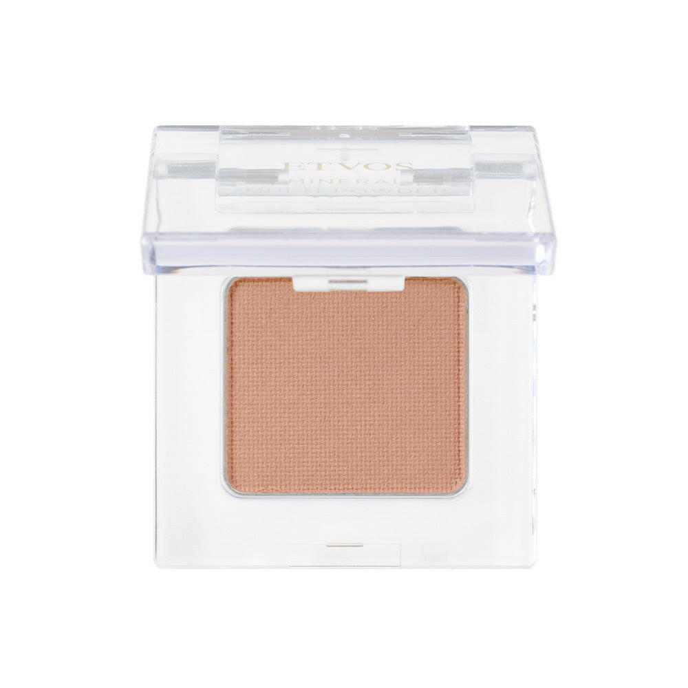 Etvos Mineral Multi Powder compact for natural makeup finish, featuring lightweight and blendable mineral formula.