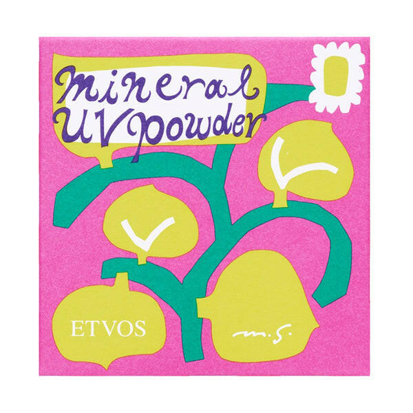 Etvos Mineral UV Powder for natural sun protection, lightweight mineral-based formula suitable for sensitive skin