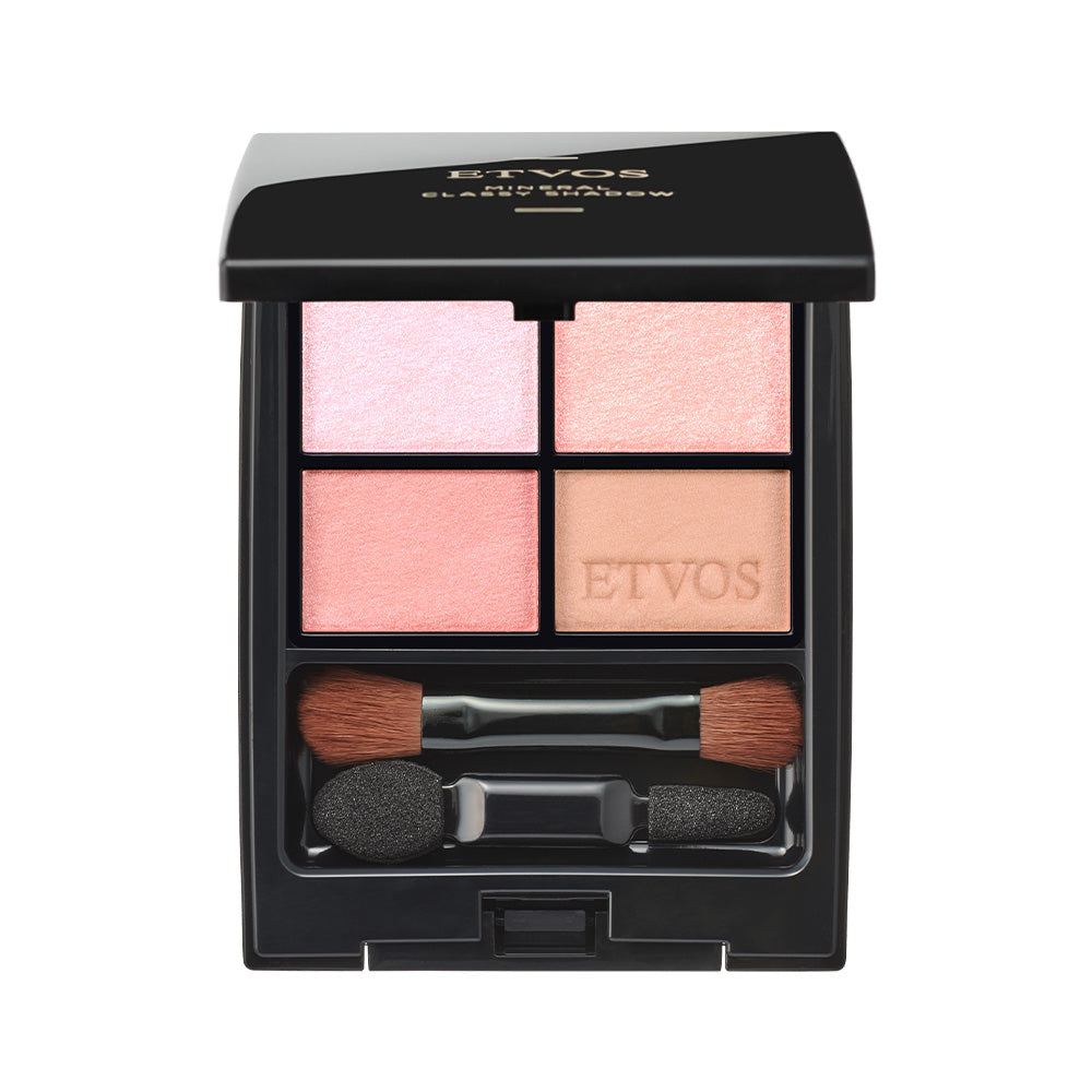 Etvos Mineral Classy Shadow compact featuring four elegant shades for a sophisticated eye makeup look.