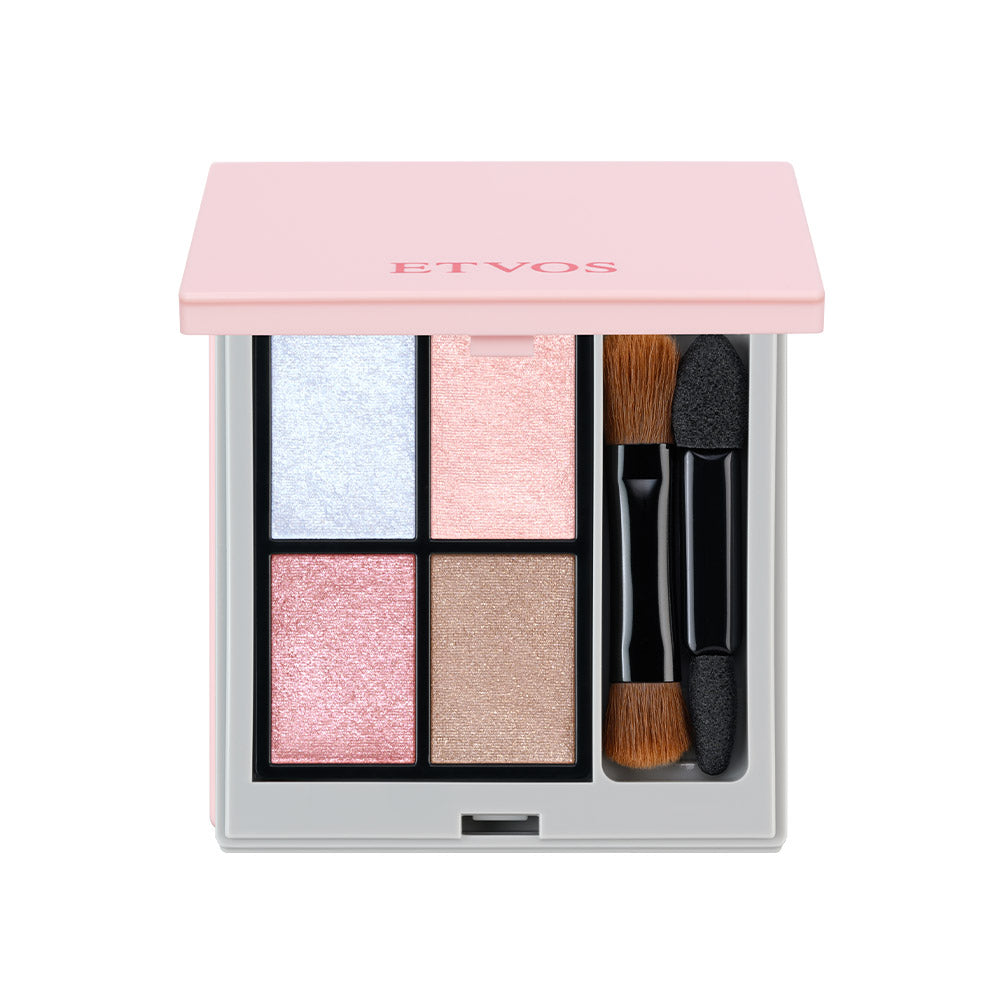 Etvos Mineral Classy Shadow compact featuring four elegant shades for a sophisticated eye makeup look.