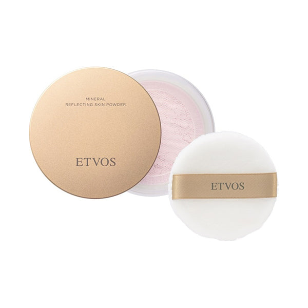 Etvos mineral face powder providing natural, lightweight coverage for a flawless complexion