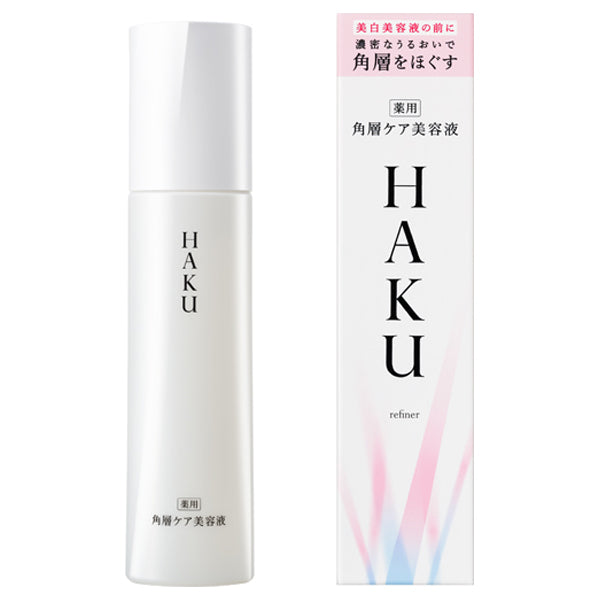 Haku Refiner advanced skincare serum bottle on white background for precise skin refining and hydration