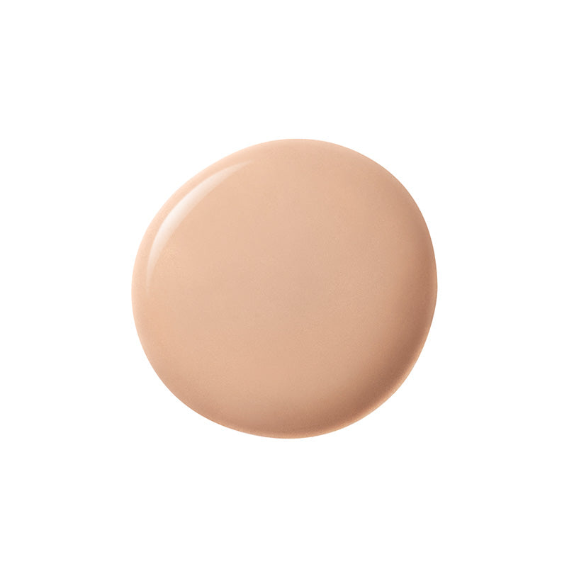 Beige swatch of Ipsa Liquid Foundation e 25ml, highlighting its smooth and blendable formula for flawless skin application.