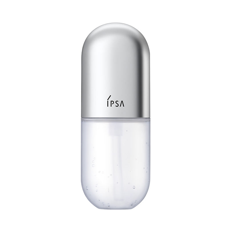 Ipsa Serum 0 e 50ml with sleek silver cap and transparent bottle, designed for moisturizing and pore-tightening skincare.