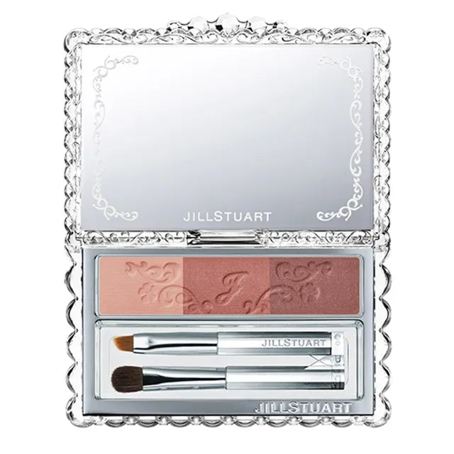 Jill Stuart Bloom eyebrow shadow palette showcasing vibrant, long-lasting shades for defined brows