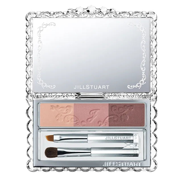 Jill Stuart Bloom eyebrow shadow palette showcasing vibrant, long-lasting shades for defined brows