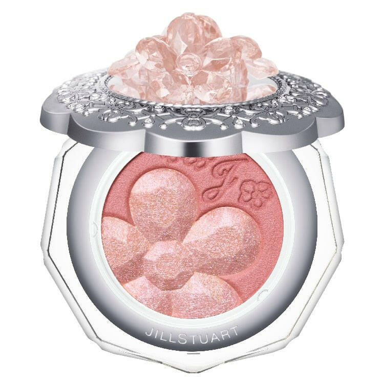 Jillstuart Eyes Duo eyeshadow compact, showcasing elegant dual-color shades for professional makeup results.