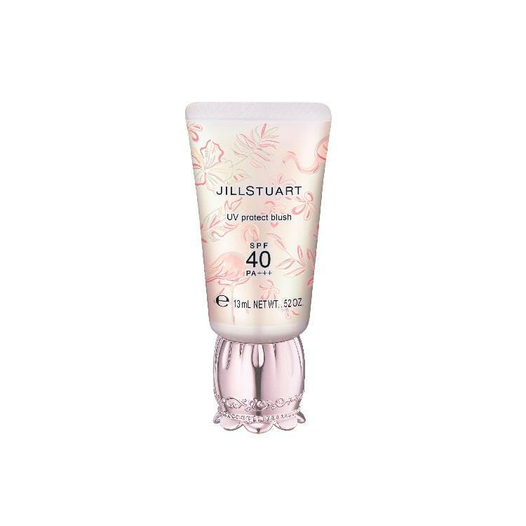 Jillstuart UV Protect Blush providing a natural glow with long-lasting blush for radiant skin
