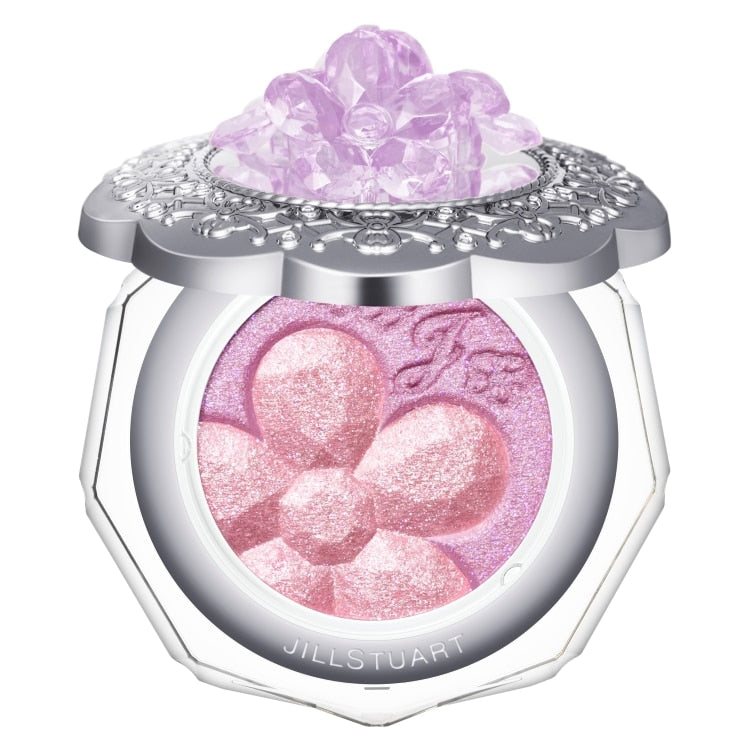 Jillstuart Eyes Duo eyeshadow compact, showcasing elegant dual-color shades for professional makeup results.