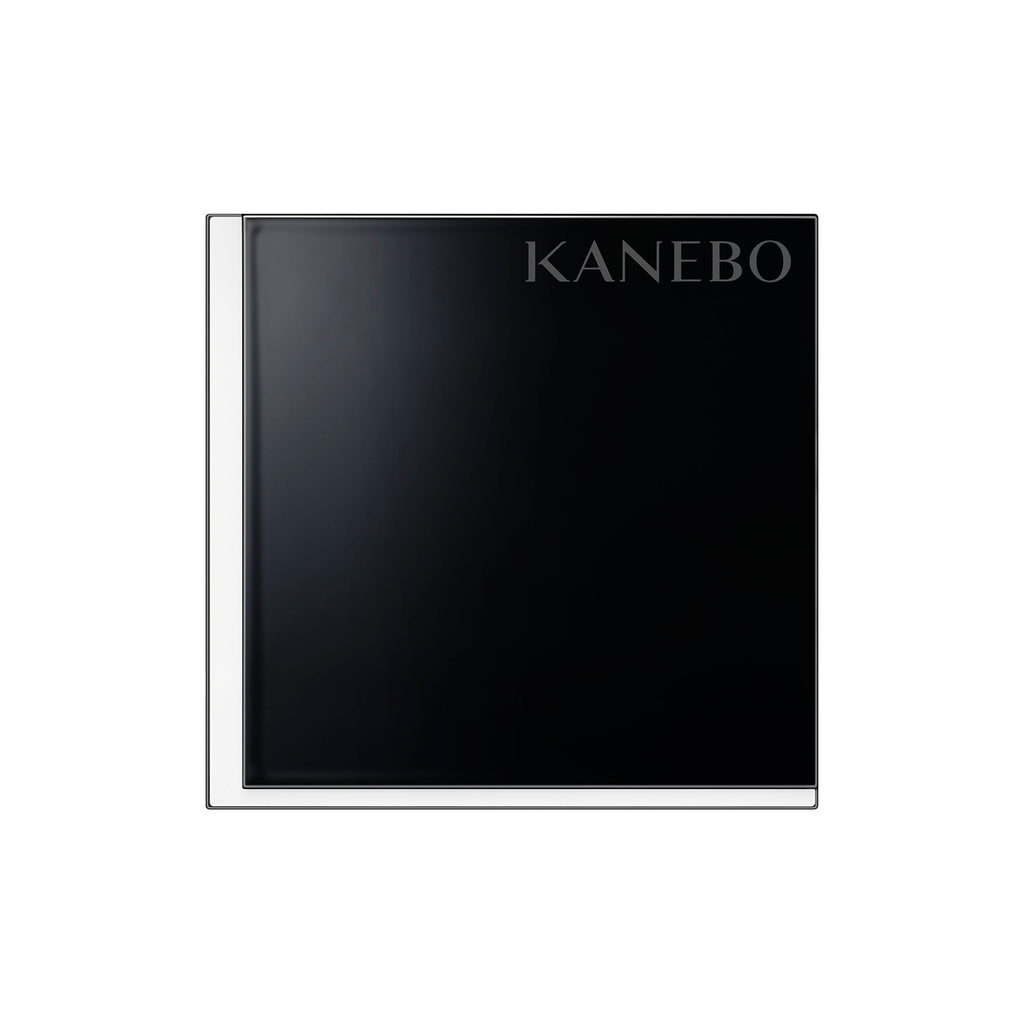 Kanebo Colored Shadow compact case in sleek black with a minimalist design, perfect for storing eye shadow palettes.