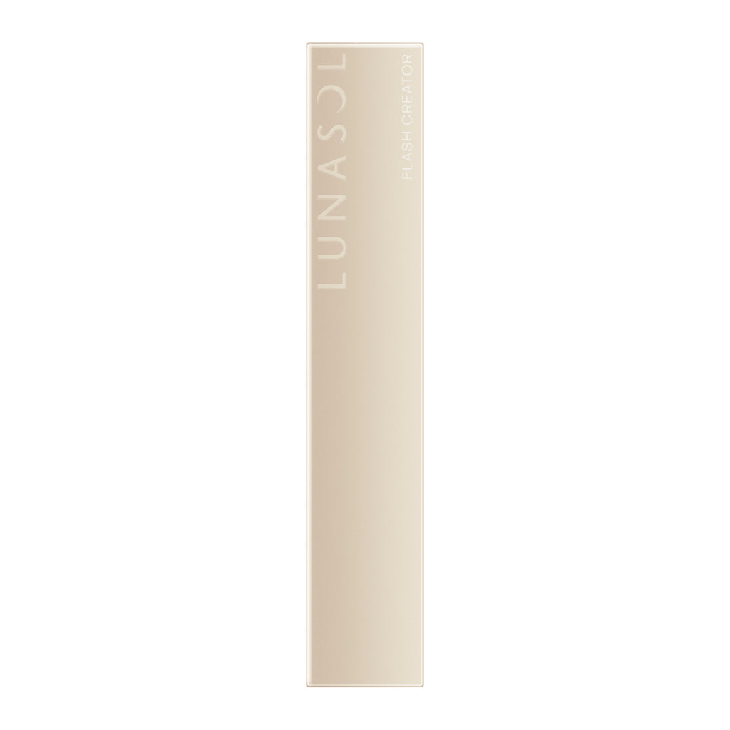 Lunasol Flash Creator packaging in a minimalist beige box with subtle branding, reflecting a sophisticated design.