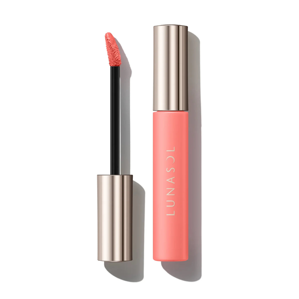 Lunasol Liquid Blush in a sleek bottle showcasing vibrant, long-lasting color for flawless makeup application