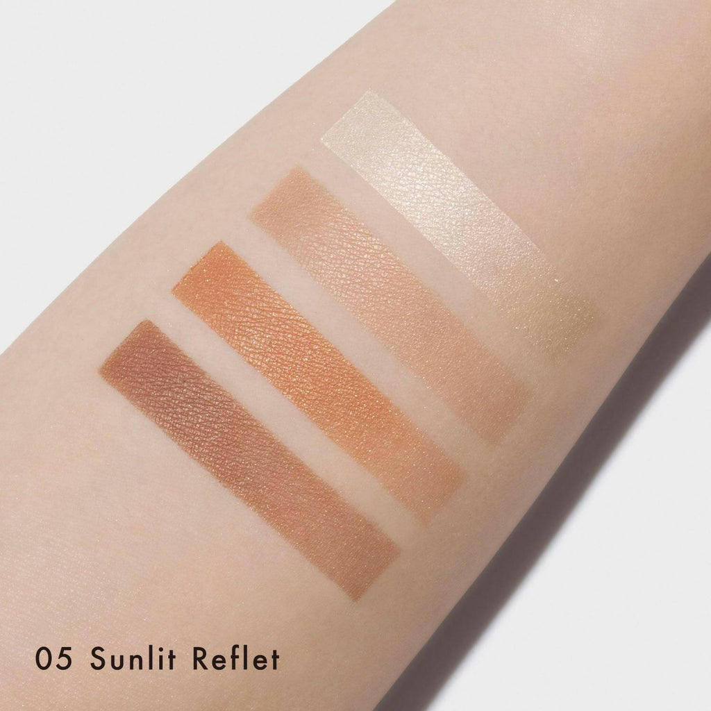 Lunasol Eye Coloration palette showcasing vibrant and elegant shades for a sophisticated makeup look