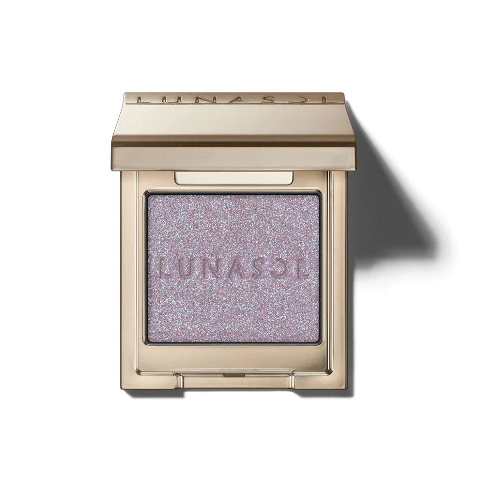 Lunasol Mono Eye Coloration palette displaying neutral and vivid eyeshadow shades for a professional makeup look