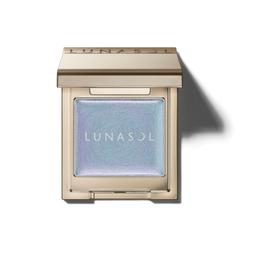 Lunasol Mono Eye Coloration palette displaying neutral and vivid eyeshadow shades for a professional makeup look