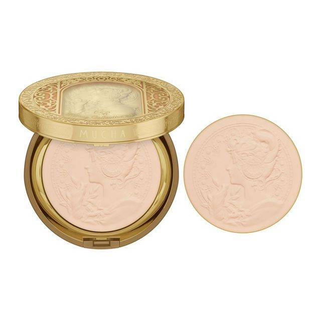 Milano Collection GR Face Up Powder 2025 compact with embossed powder design and a separate powder refill.
