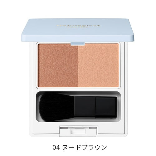 Naturaglacé Cheek Blush duo color palette for a natural, radiant look enhancing facial beauty effectively.