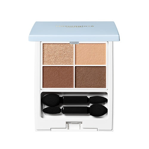 Naturaglacé Color Eyes eye shadow palette featuring four vibrant colors for versatile makeup looks