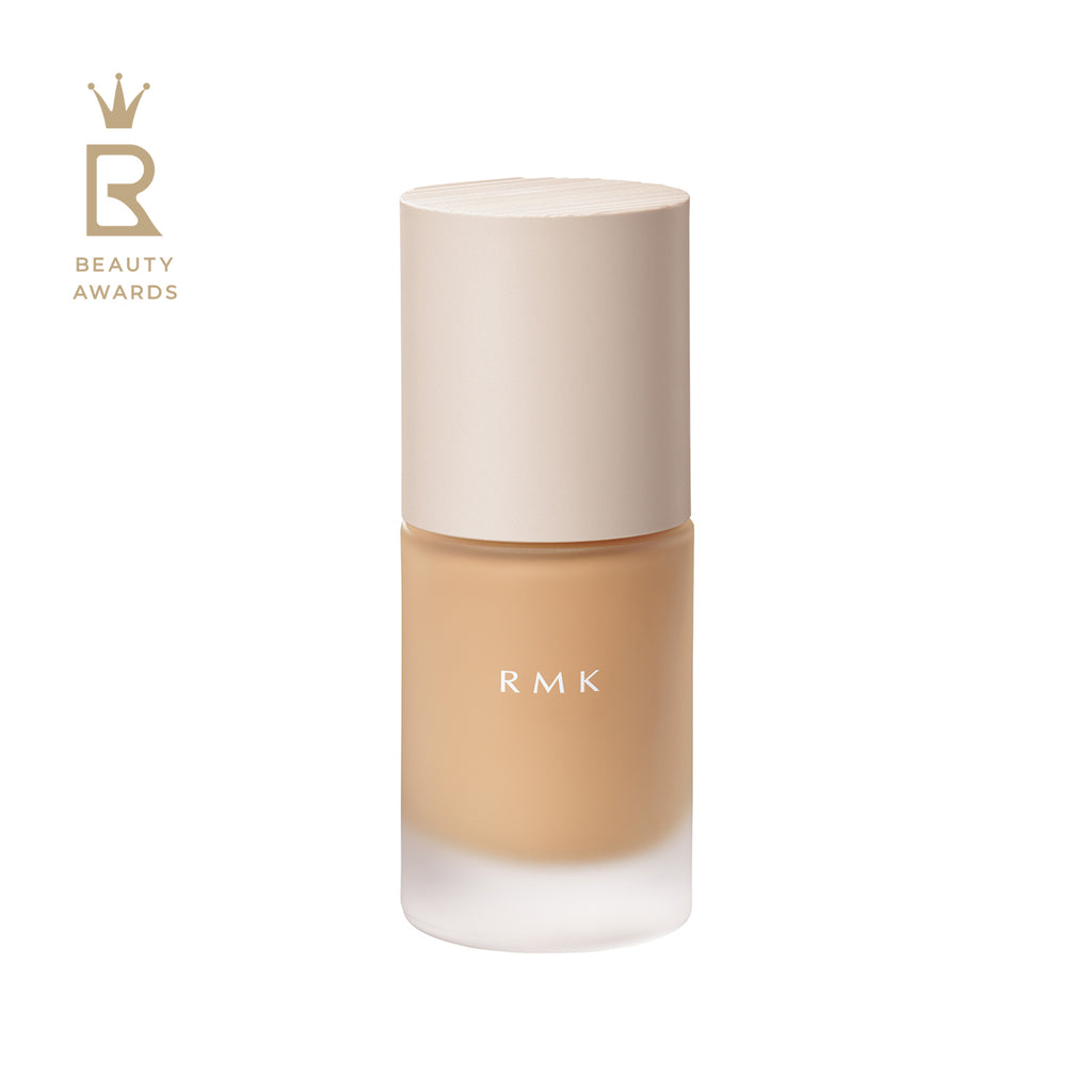 RMK liquid foundation provides flawless coverage for a perfect, natural complexion enhancing every skin tone.