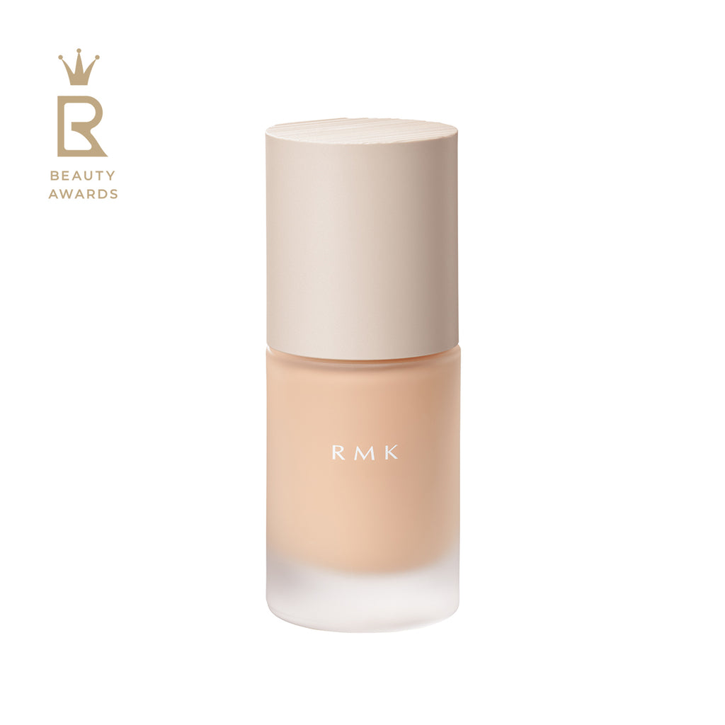 RMK liquid foundation provides flawless coverage for a perfect, natural complexion enhancing every skin tone.