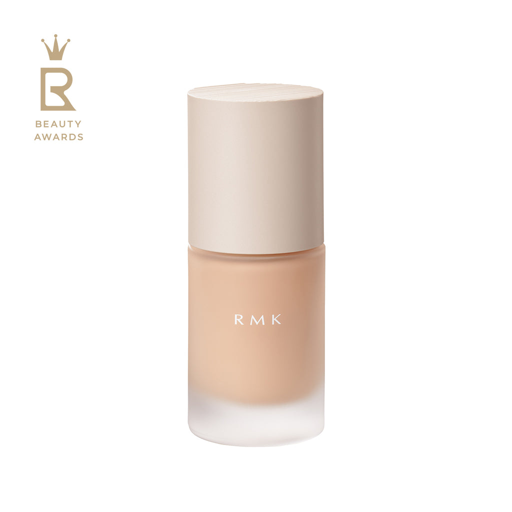 RMK liquid foundation provides flawless coverage for a perfect, natural complexion enhancing every skin tone.