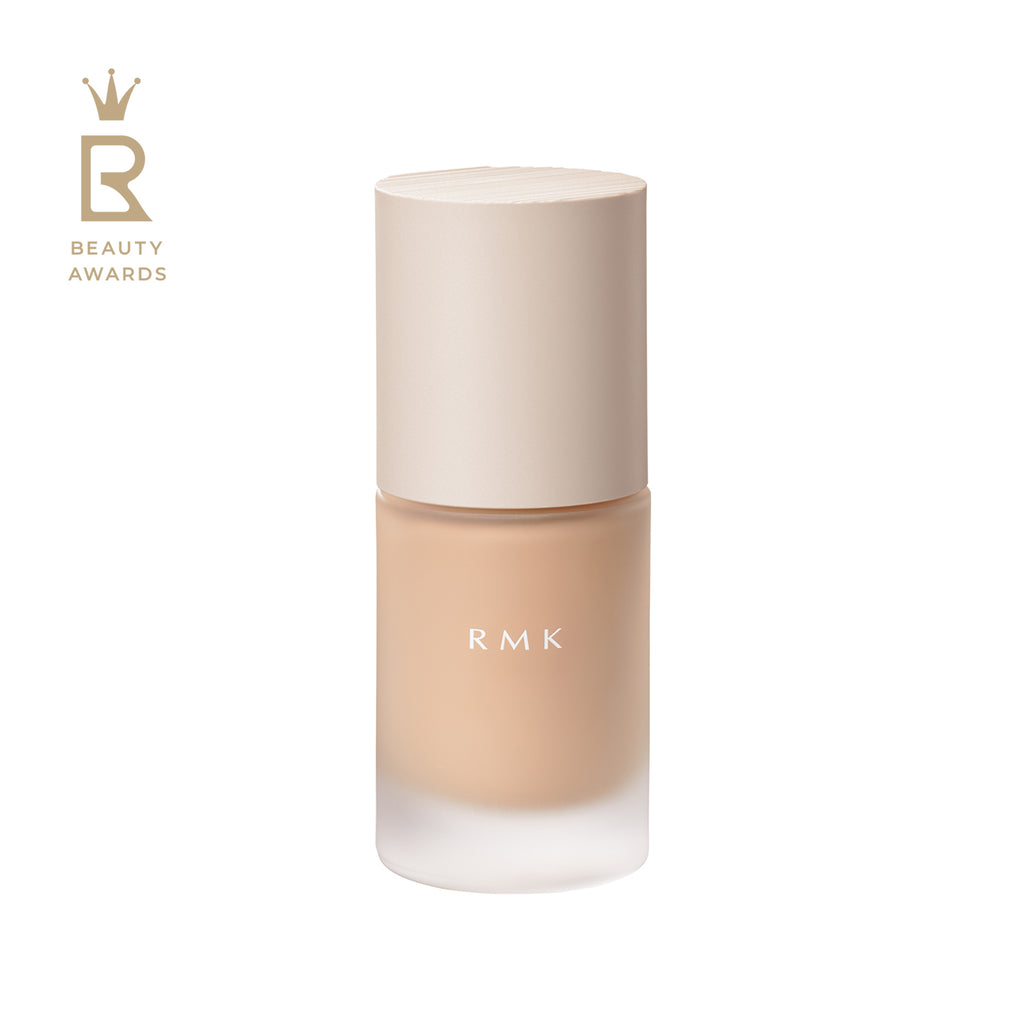 RMK liquid foundation provides flawless coverage for a perfect, natural complexion enhancing every skin tone.
