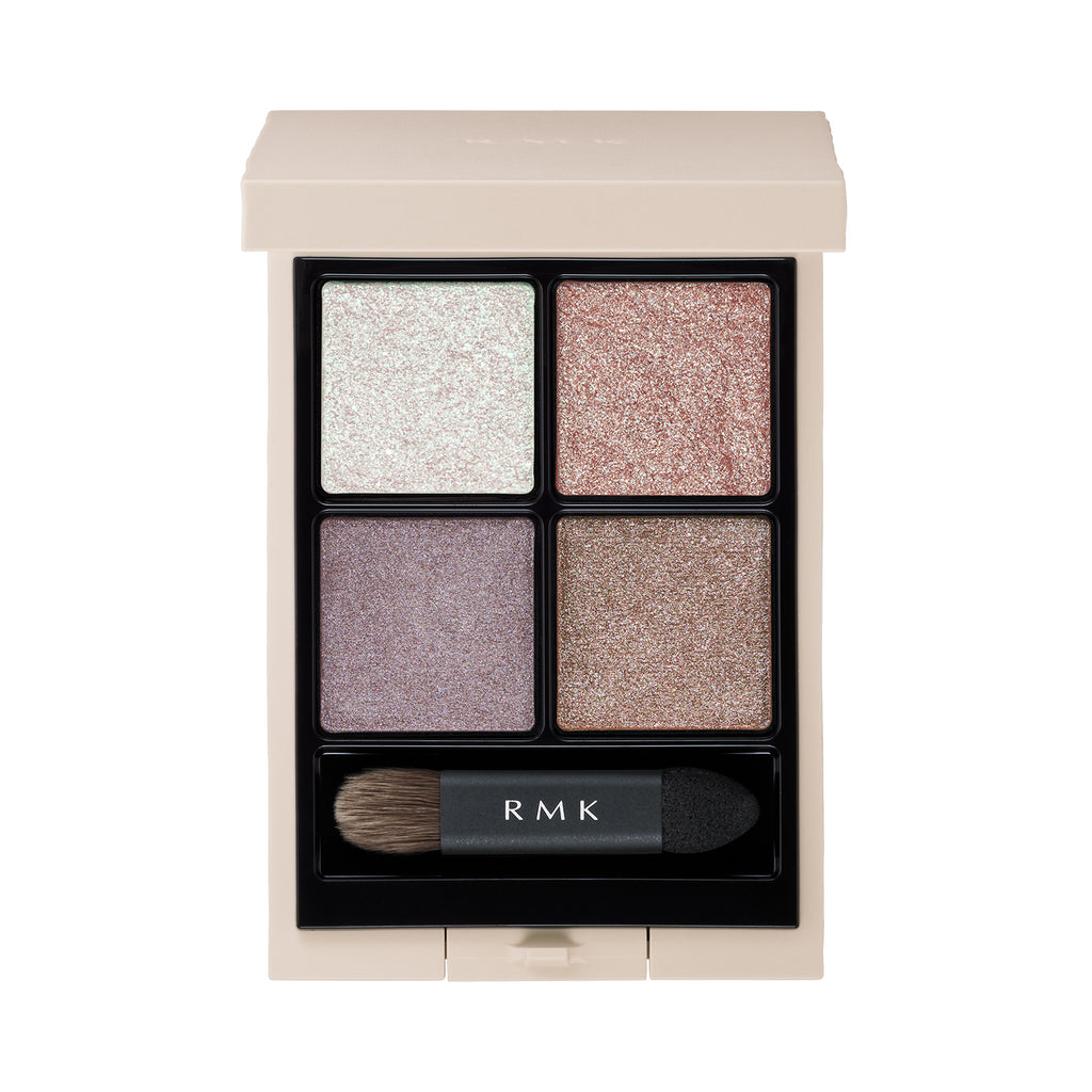 Elevate your look with RMK Eyeshadow featuring four shades for versatile and stunning makeup options.