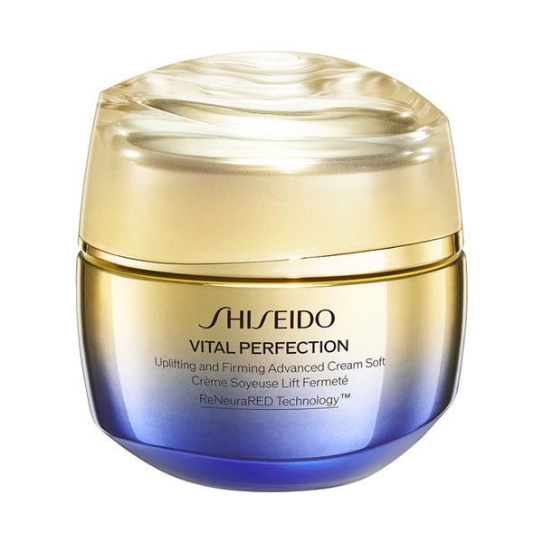 Revitalize with Shiseido Uplifting and Firming soft cream for youthful, hydrated skin
