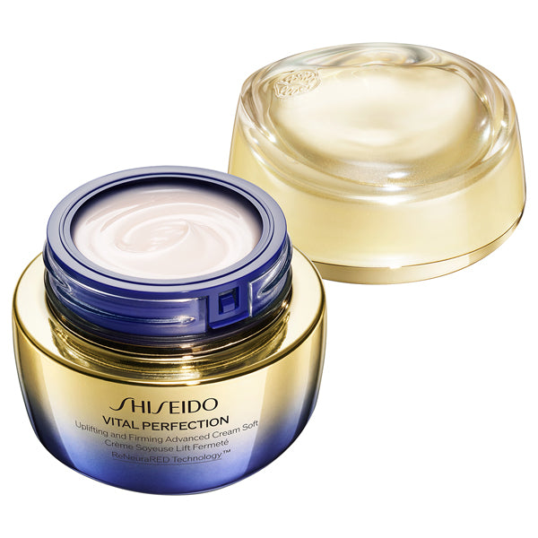 Revitalize with Shiseido Uplifting and Firming soft cream for youthful, hydrated skin