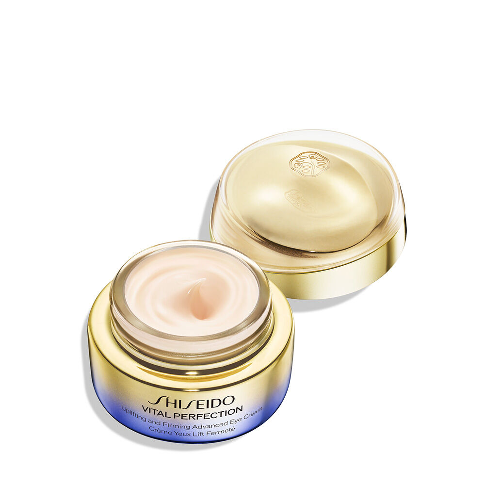 Revitalize your skin with Shiseido Vital Perfection Uplifting and Firming Eye Cream 15g for firming results
