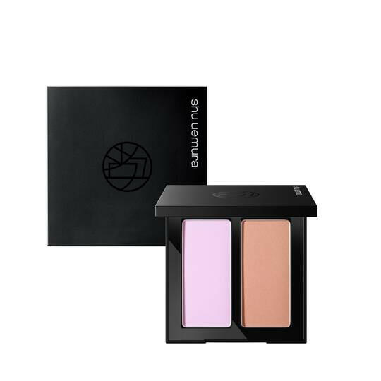 Shu Uemura 3D Cheekmate makeup product showcasing natural contouring effect